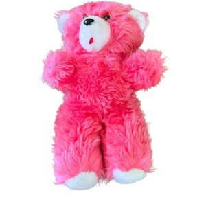 Vintage Superior Toy and Novelty Kitsch Carnival Prize Pink Bear
